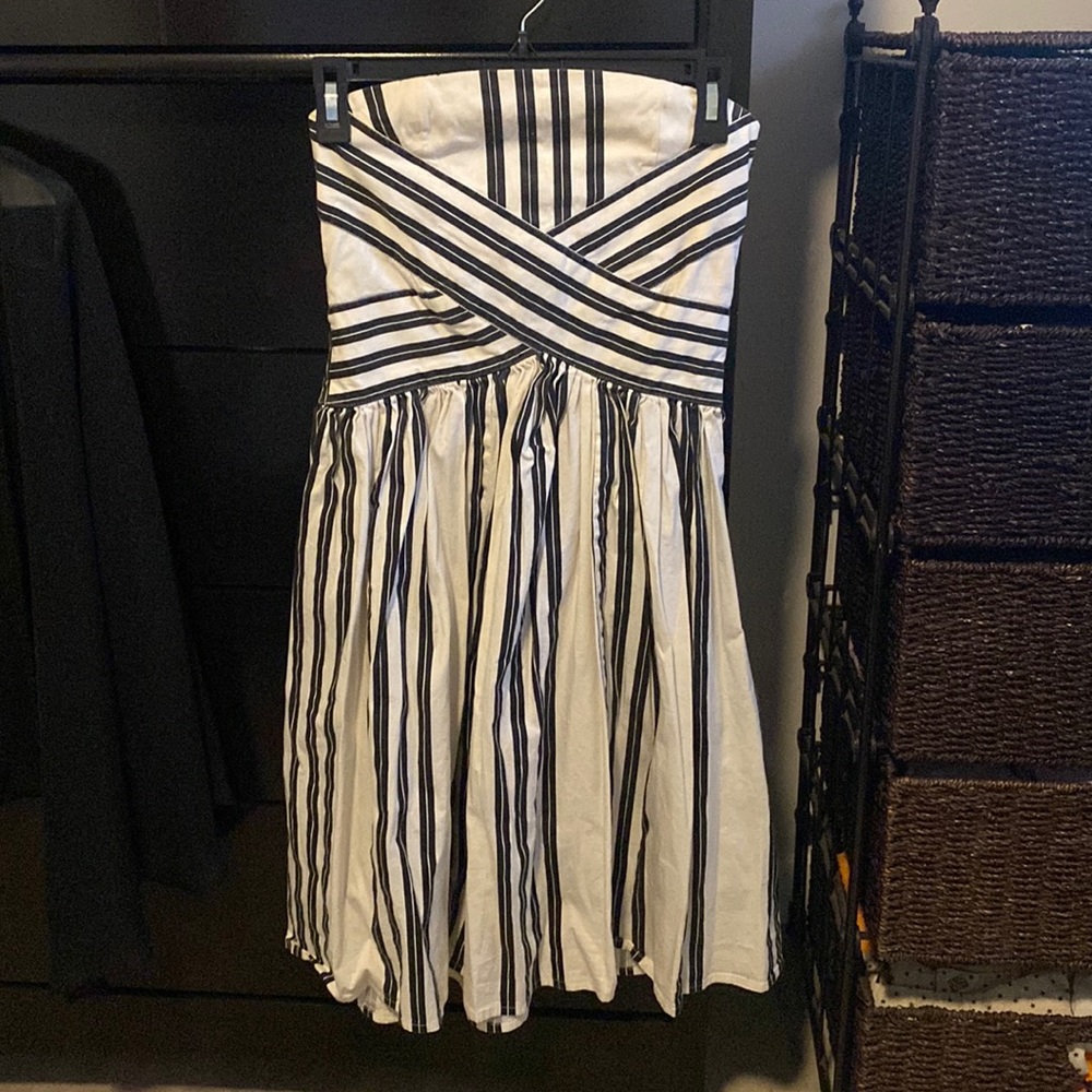 Shop with Velocity strapless dress